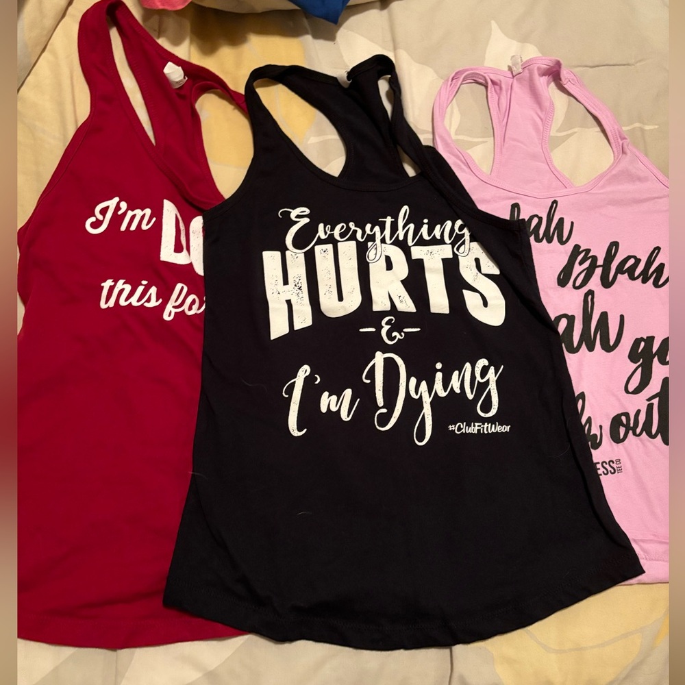 Bundle of 3 workout tanks